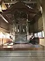 山梨県西桂町小沼　浅間神社　本殿　一間社　入母屋造　向拝唐破風付　宝暦10年(1760年)　棟梁　上鳥沢村　大森三左衛門藤原保義