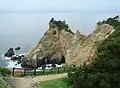 伊豆半島・黄金崎の「馬ロック」