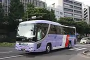 ツアーバス時代のロイヤルエクスプレス88号車　オオキタ（大阪府）担当便