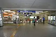 大阪モノレール改札口（2006年10月）