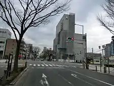 大道筋(紀州街道)との交点付近2015年12月撮影