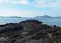 大角鼻の岩礁