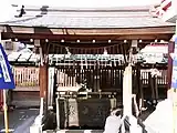 手水舎（2010年1月撮影）