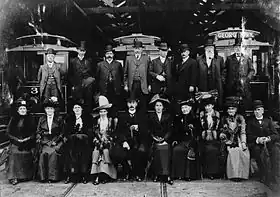 インバーカーギル市電の開通式(1912年撮影)