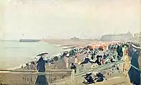 「ディエップの海岸」(1900)