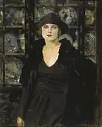 「黒衣の女性」(1922)