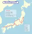 11月2日 - 11月14日の運行経路