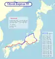 11月28日 - 12月25日までの運行経路