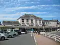 旧駅舎東口（2012年9月・解体済み）