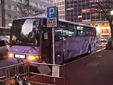 高速ツアーバス「オリオンバス」オリオンツアーの主催で福岡 - 東京間を運行していた