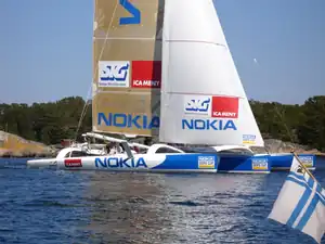 ノキア、60-フート 全長 (18&nbsp;m) Open Ocean Performance Sixties （ORMA 60）シリーズ用に建造されたトリマラン(2005年)。