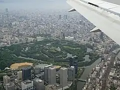 大阪城公園空撮
