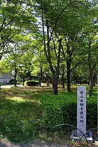 石山本願寺推定地