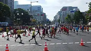 大阪市役所前 (2014年大会)