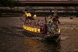 天満橋上流(天神祭の船渡御)