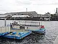 船町渡船場（鶴町側乗り場より。2021年10月）