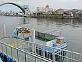 落合上渡船場（大正区側乗り場より。2021年10月）