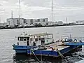 木津川渡船場（船町側乗り場より。2021年10月）
