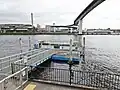 千本松渡船場（西成区側乗り場。2021年10月）