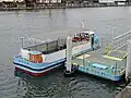 落合下渡船（大正区側乗り場より。2021年10月）