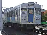 元7001形の3062号車（静態保存時代 緑木検車場にて）