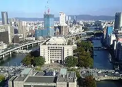 大阪市役所付近