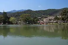 大覚寺と大沢池