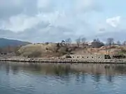 オスカシボルグ砲台の遺構