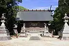 大島神社拝殿（大島町、2019年（令和元年）9月）