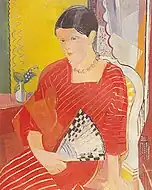赤いドレスを着たBrigitt(1934)