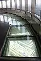展望台にあるガラスの床