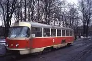 タトラT3は長期にわたる大量生産が行われた（1994年撮影）