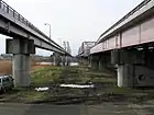 刀水橋と側道橋