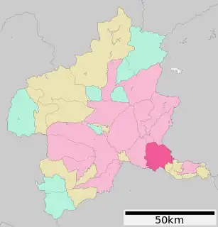 太田市位置図