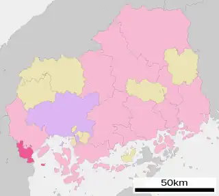 大竹市位置図