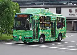 中央循環東ルートの旧車両(受託:大利根交通自動車)