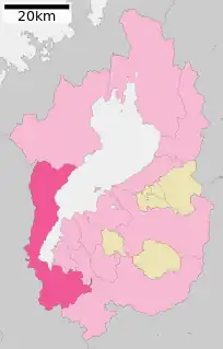 大津市位置図