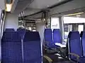 ボンバルディア製車両の車内