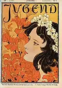 Jugendの表紙絵(画)オットー・エックマン (1896)