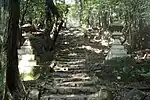 尾張戸神社東参道。（2022年（令和4年）2月）