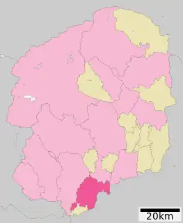 小山市位置図