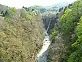 河原湯橋からの眺め 春（2005年5月3日）