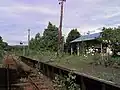 2007年7月現在。線路、電線が残る。