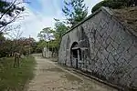 大空山公園内 砲台遺構