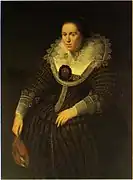 Portrait d'Emerentia Van Ravenswaey(1625)