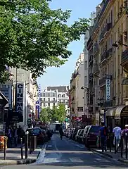 モンパルナス駅前から伸びるオデッサ通り (Rue d'Odessa)