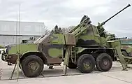 地対空ミサイルと統合された自走化システム(PASARS-16)