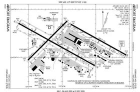 連邦航空局・空港図