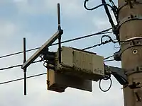 アステル東京の基地局跡（2006年7月撮影、停波後。）