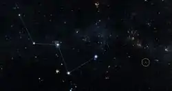 グリーゼ892の位置